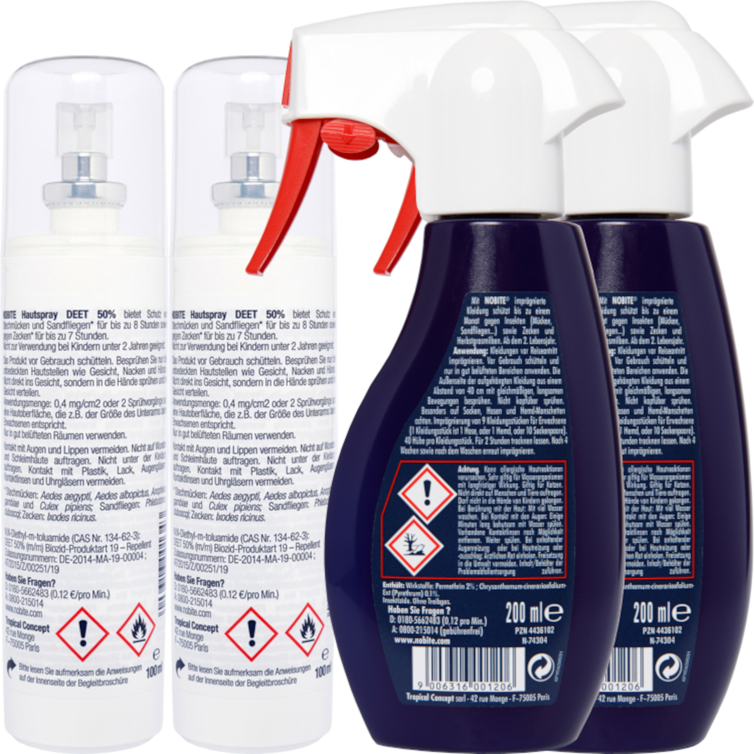 nobite-insektenschutz-set-2x-hautspray-100-ml-2x-kleidung-200-ml image 2